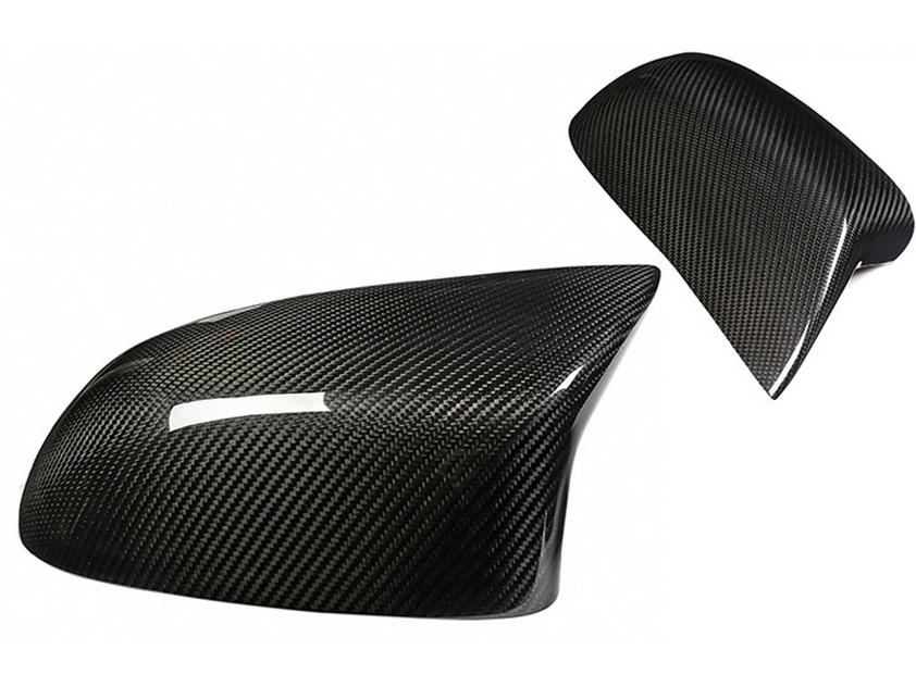 Dry Carbon Fiber Stick-on Rearview Mirror Cover for BMW X5M/X6M F85/F86