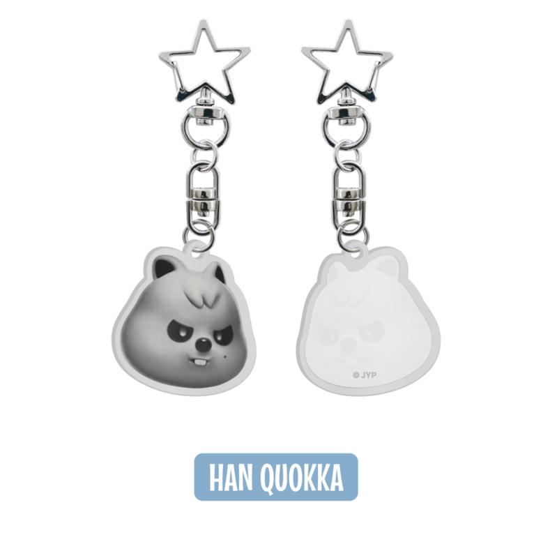 (Pre-Order) Stray Kids EVIL SKZOO ACRYLIC KEYRING - SKZOO Everywhere All Around The World