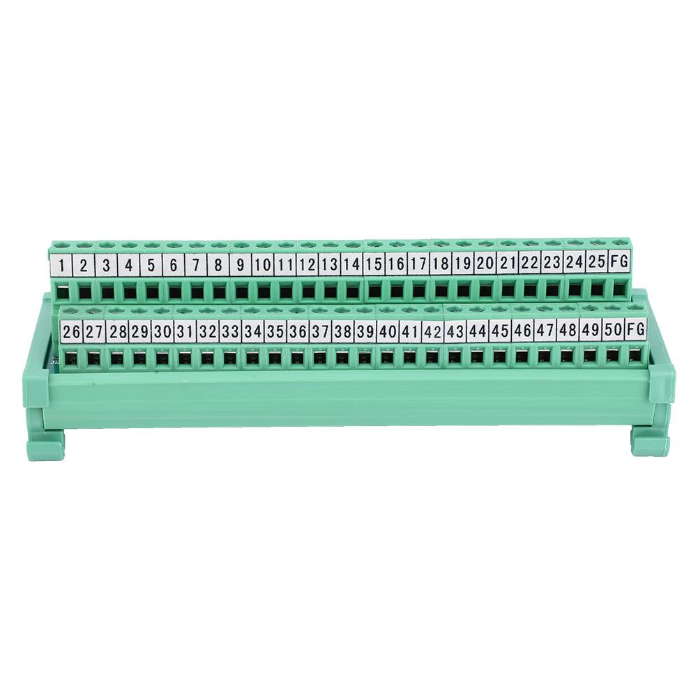 

Terminal Block Cable Connector PLC Module SCSI50 P 35mm DIN Rail Electrical Equipment