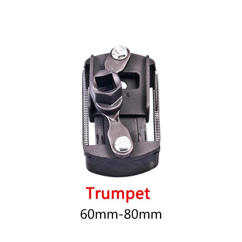 Universal Adjustable Two-Jaws Oil Filter Wrench Remover 60-80mm Steel Cast Fuel Filter Remover Tool for Car Motorcycle Heavy Dut Black-a