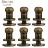 10Pcs Hot Sale Round Garment Rivets Monk Head Screws Brass Nail Cloth Button Bag Shoes Leather Crafts Sewing Accessories