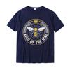 King Of The Hive Beekeeper Bee Lover Honey T-Shirt Normal T Shirt For Adult Cotton Tees Normal Discount Fashion Streetwear