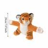 Koala Tiger Slap Snap Wrap Forest Animal Plush Hand Ring  Children Game Props