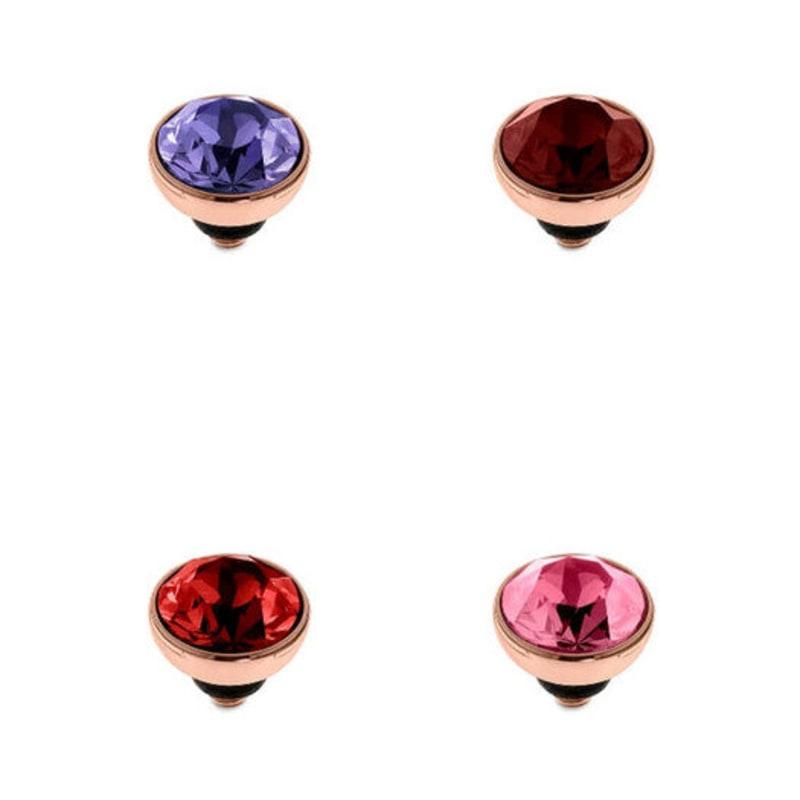 Qudokorea Kudo Button 8mm Crystal Top Rose Gold