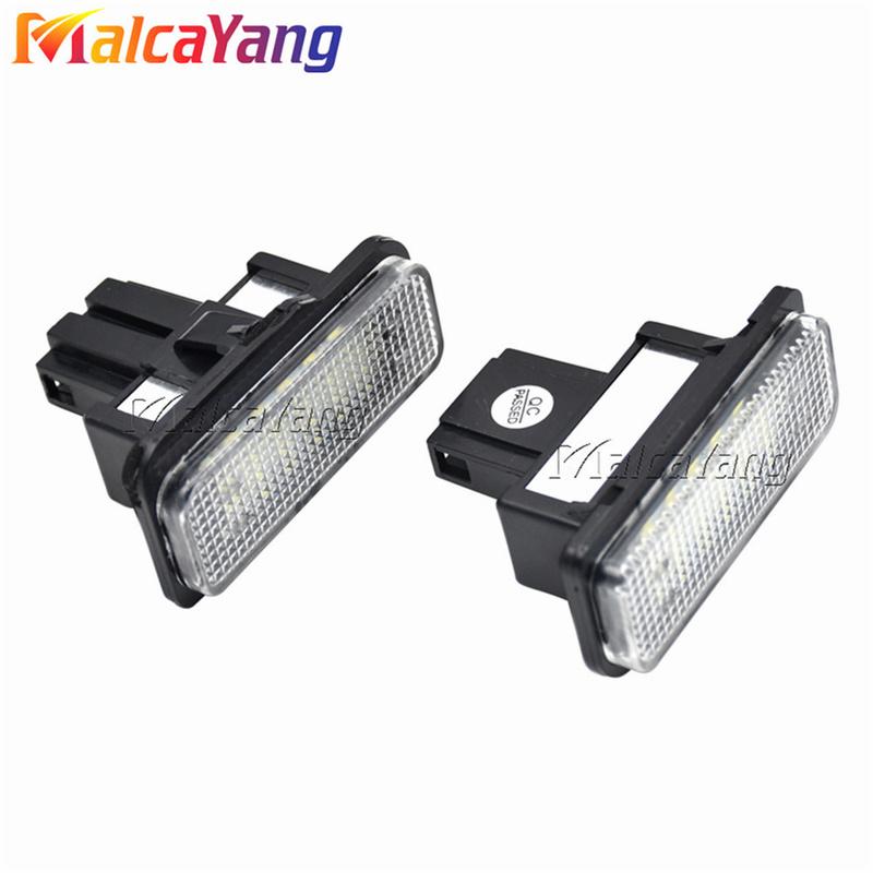 High Brightness Number Plate Lamp For Mercedes BENZ S-CLASS W211 C-CLASS W203 W219 SLK R171 LED White License Plate Lights