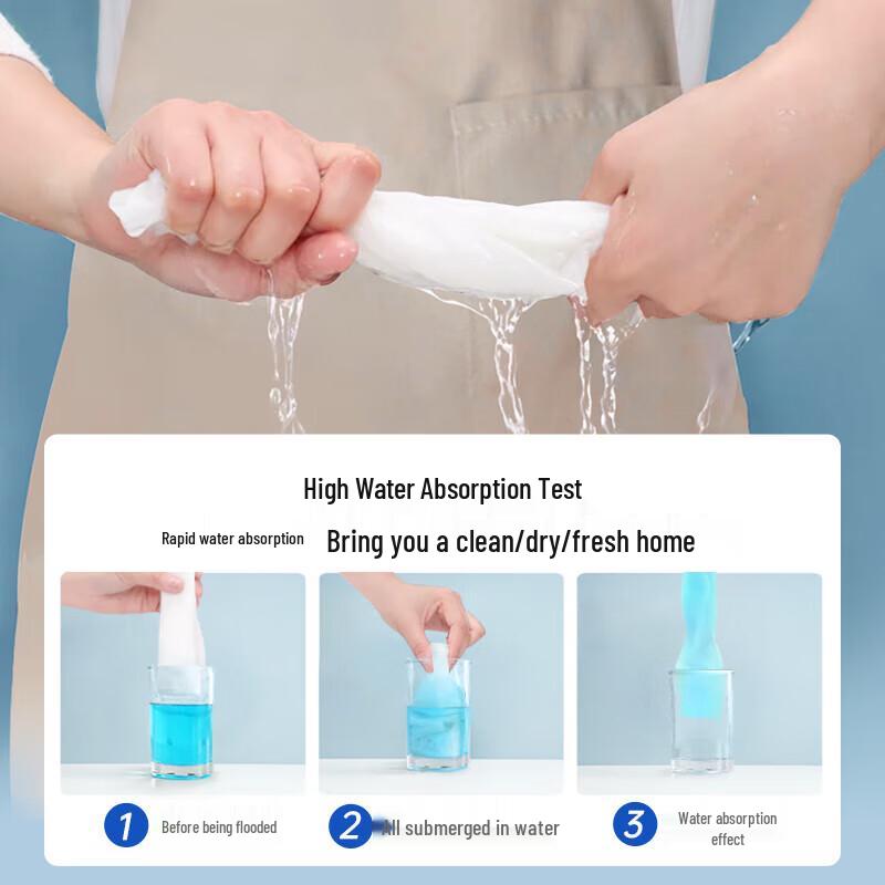 GRAREY Bamboo Fiber Disposable Kitchen Cleaning Cloth