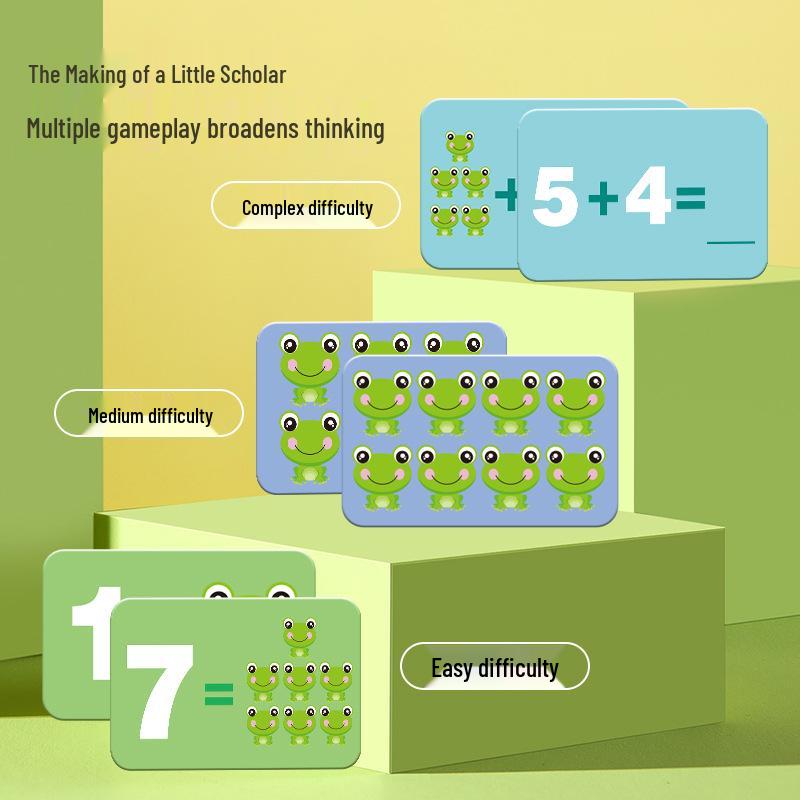 Frog Monkey Number Balance Scale: Educational Toy for Cognitive and Logical Development in Children
