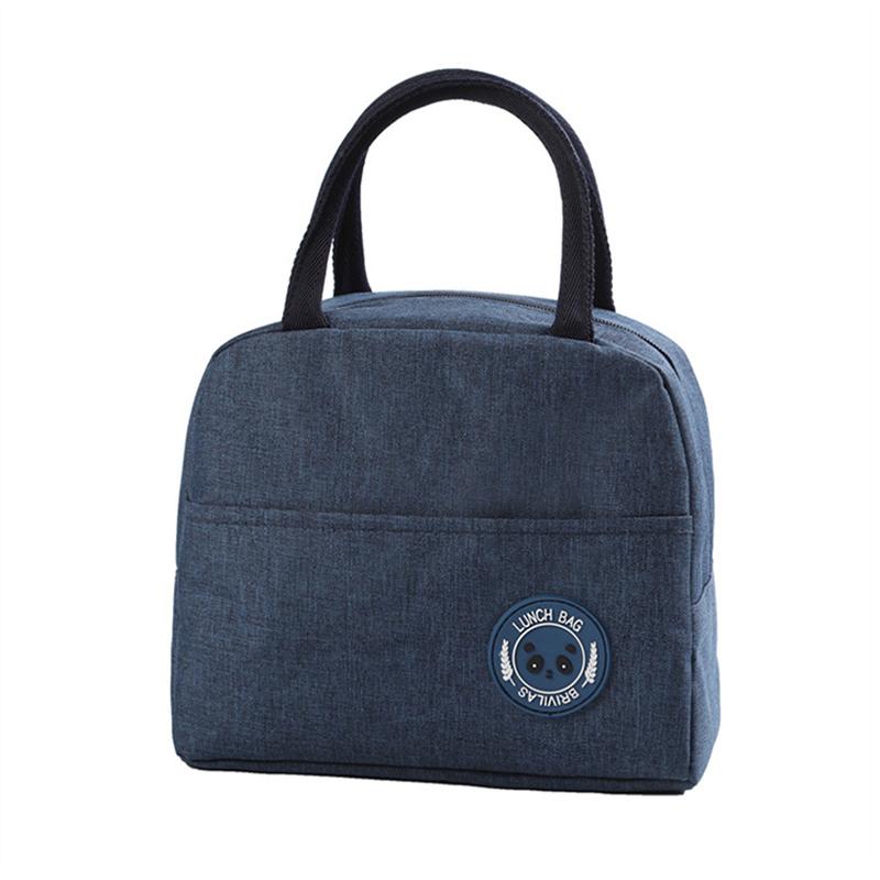Simple Lunch Box Bag Student Bento Bag Portable Thermal Insulated Lunch Box Insulation Bento Pack Student Bento Lunch Handbag