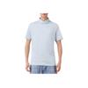 Emporio Armani Solid Color Button Short Sleeve Polo Shirt Men tops Clear-Blue 8N1F981JUVZU9378