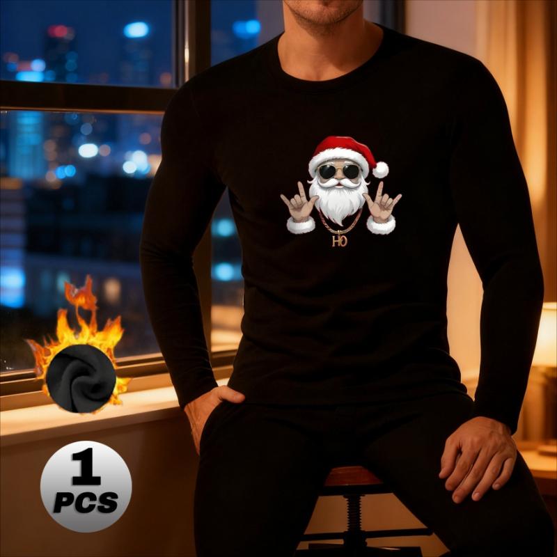 Christmas Day Breathable Dralon Long Sleeve, Moisture-Wicking, Gym & Outdoor Walks XXL чёрный