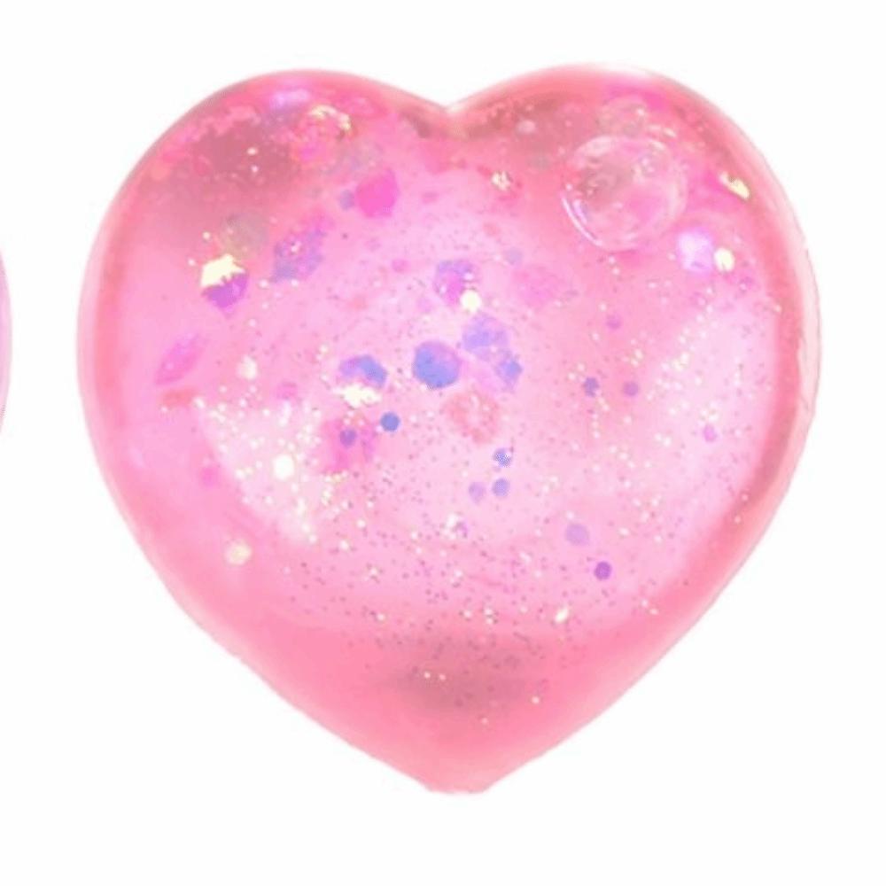 Sequins Love Squeeze Toy Changing Color Heart Slow Rising Toy Fidget Toy Science Education