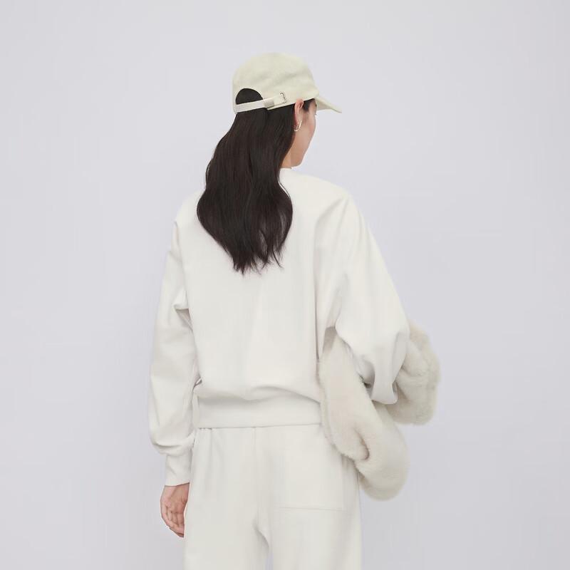 LESS 2024 Spring Pullover Knitted Sweatshirt