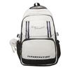 Schoolbag Korean large-capacity student backpack junior high school students contrasting colors niche design trend casual versatile schoolbag women
