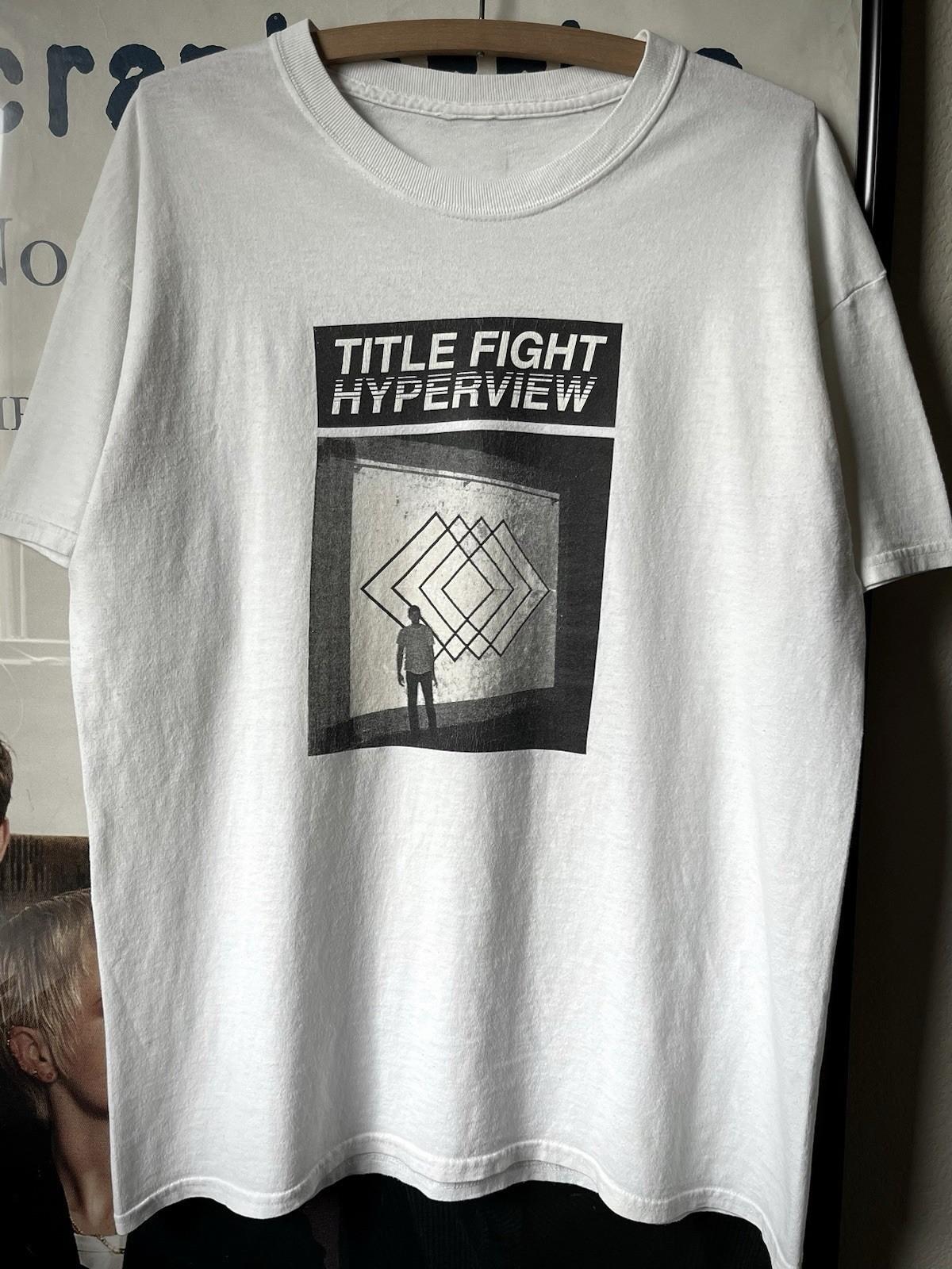 Title Fight Band Hyperview White S to 5XL Concert Shirt SN506 XXXXL