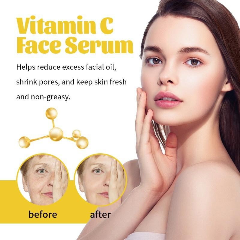 West Month Vitamin C Facial Serum For Radiant Skin Tightening And Smoothing With Moisturizing Benefits