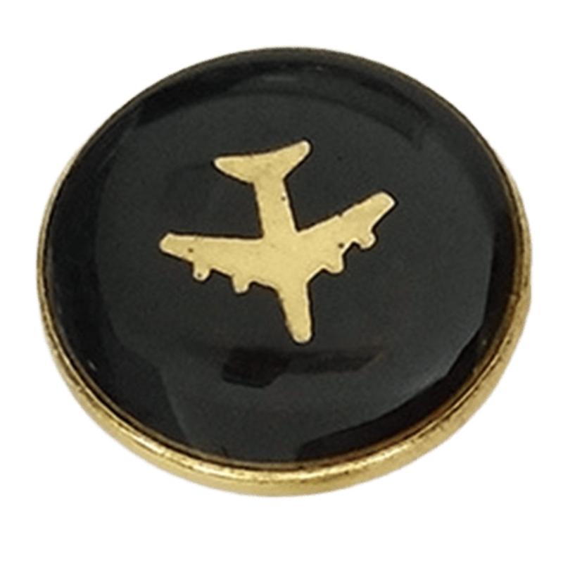 Mixed Sewing Buttons Easy Install Uniform Buttons Durability Uniform Suitable for Airline and Airport Academy Students
