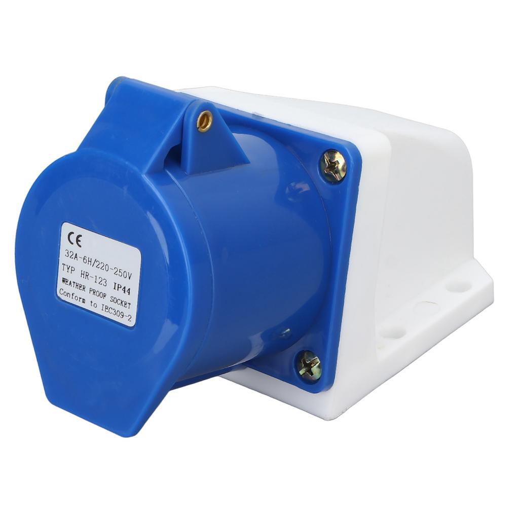 3kolíková průmyslová zástrčka IP44 vodotěsná 16A32A 3kolíková samice průmyslová zásuvka 220‑250V