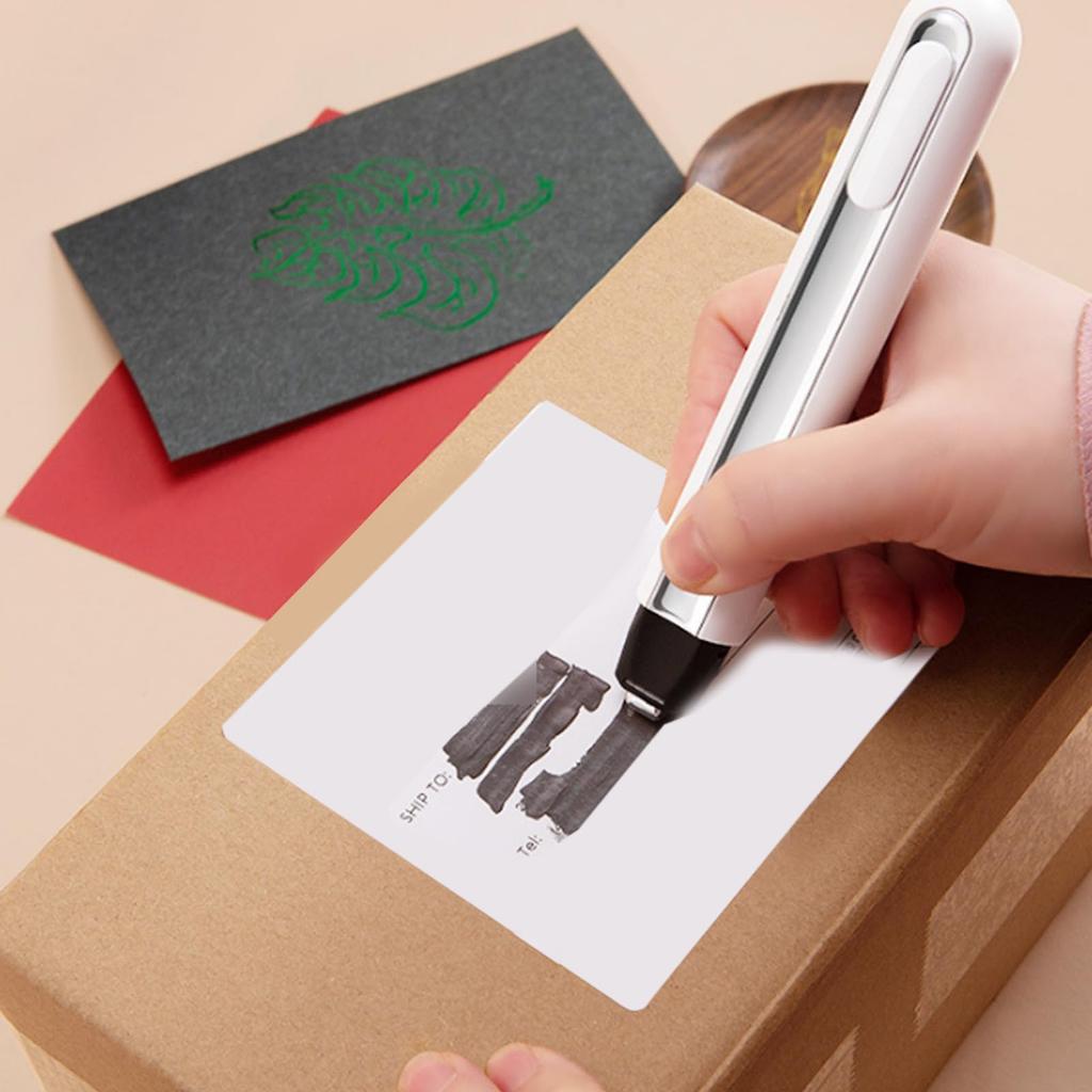 Sxhlseller Mini Heat Press Pen 3S Fast Heating, Multipurpose Portable Heat Sealer Pen for Erasing Food Bag Printing Paper, Thermal Transfer Project, T