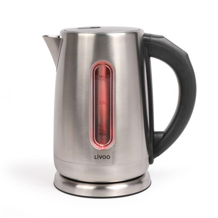 Livoo Bouilloire Sans Fil 1.7l 2200w Températeur Variable Multi-couleurs - Dod189