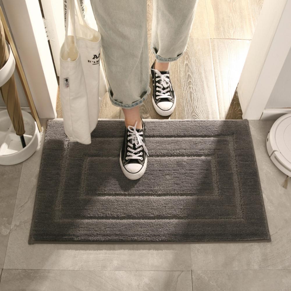 Print Sponge Bathroom Cashmere Thickening Mat Bath Non-slip Carpets In Wash Basin Bathtub  Floor Rug Shower Room Doormat Memory Foam 3D Pad