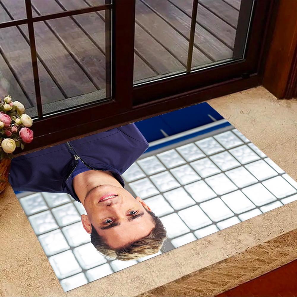 Atletico Madrid Player Floor Mat Design for Game Room Hallway Study room Bedrooms Anti-slip Rug Decorate Offices