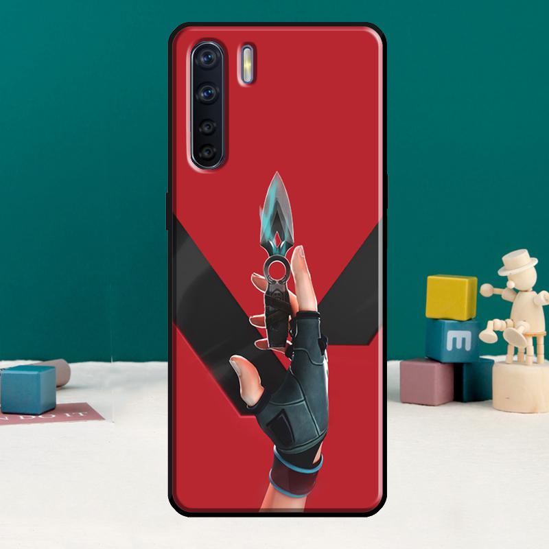 Valorant Game Phone Case For Oppo A17 A18 A38 A58 A78 A98 A79 A40 A60 A80 A16 A76 A96 A15 A74 A94 A54 A77