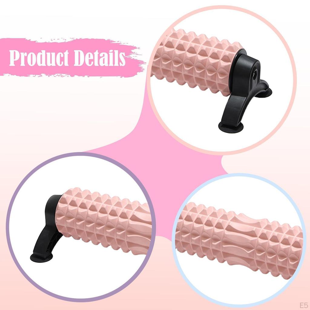 Fitness Roller Foam Pilates Exercise Stretching Massage Tool Self-Massager with Four
