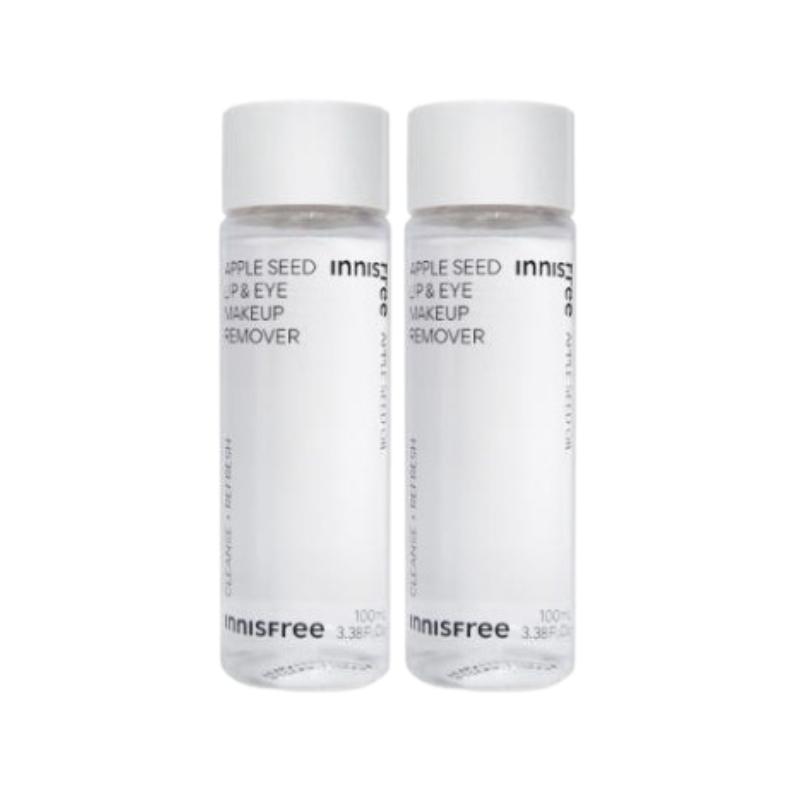 Innisfree Apple Seed Lip & Eye Makeup Remover 100ml | Gentle Mascara & Waterproof Makeup Cleansing Water
