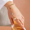 Retro Fashion Personalized Butterfly Accessories Women, Simple Alloy Butterfly Pendant with Finger Bracelet