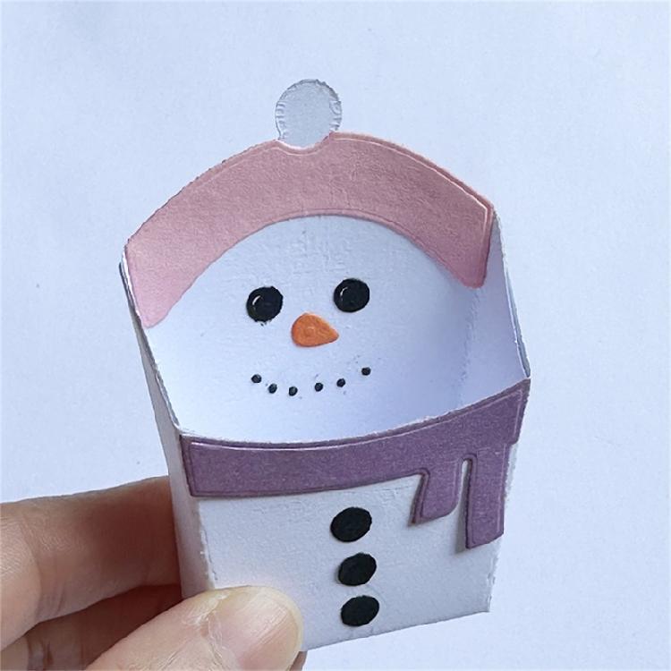Christmas Box Cutting Dies Embossing Template Stencil Scrapbooking for Card Cuts