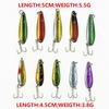 30-Piece Plastic Fish Spinner Lure Set: Mixed Lures with Minnow, Popper, Pencil, Insect Imitations