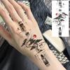 1 Sheet Geometric Planet Mountains Temporary Tattoos For Women Men Forearm Foot, Waterproof Long Lasting Realistic Tatoo Sticker