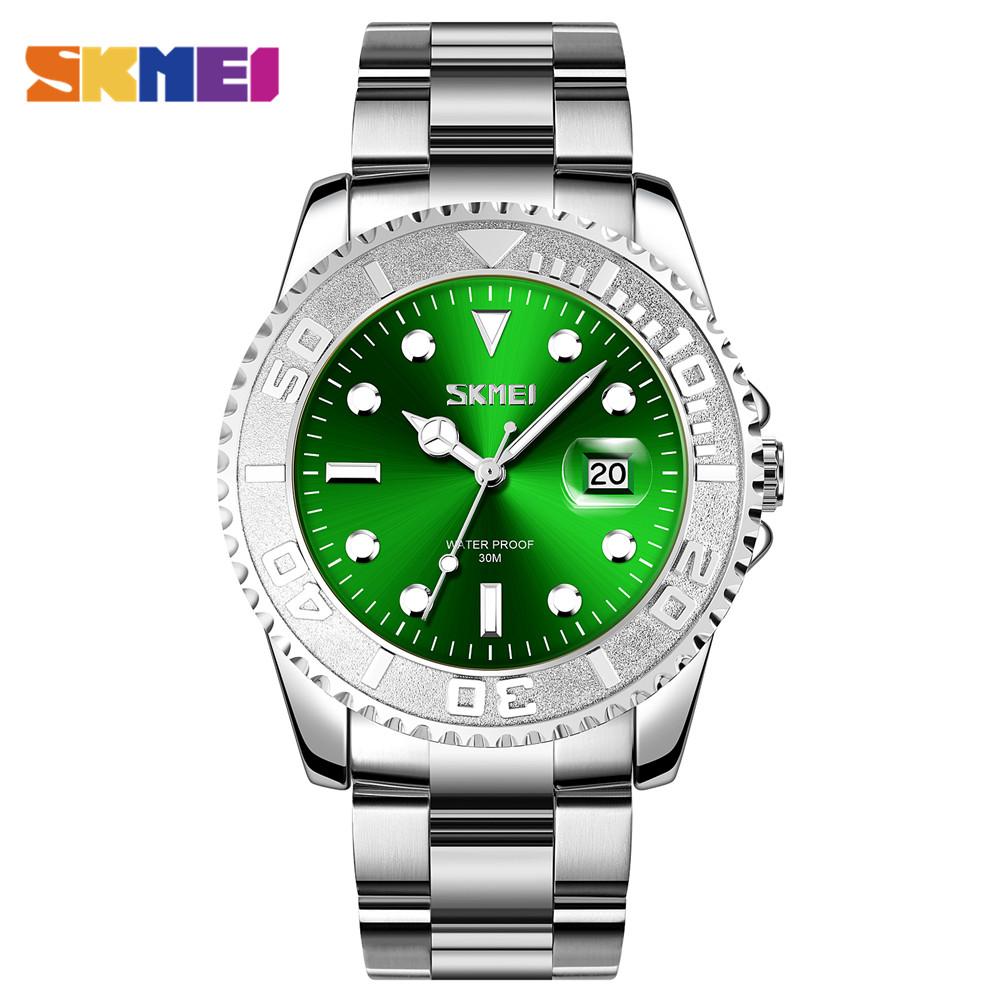 Skmei Vintage Diver Water Ghost Classic Quartz Wristwatches Men Waterproof Date Time Luminous Watches Clock Relogio Masculino