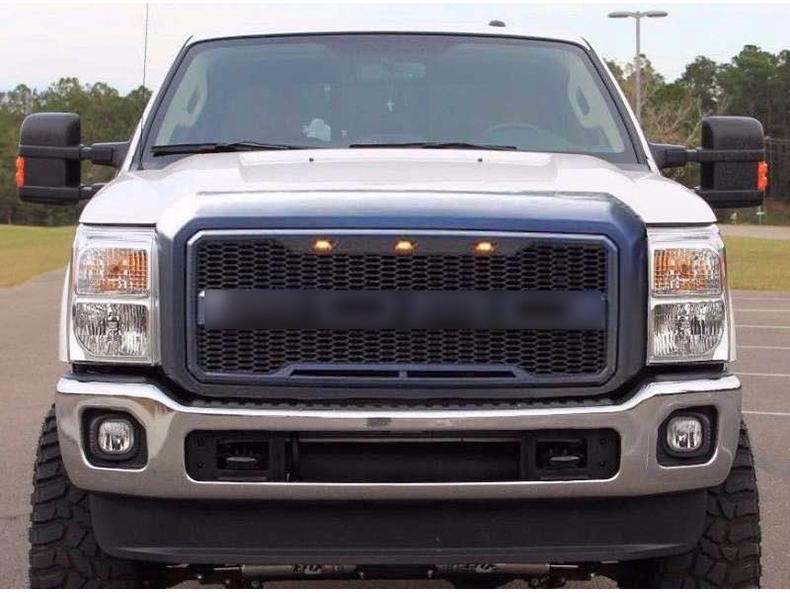 11-16 Ford Front Bumper Honeycomb Grille - Car Accessory