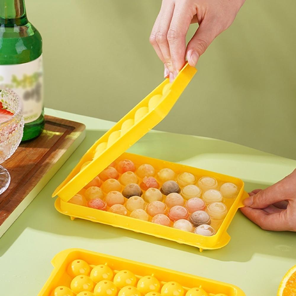 Food Grade Ice Cube Tray Set Large Capacity 3 Piece Design Easy Demoulding for Cocktails Coffee Juice High Low Temperature