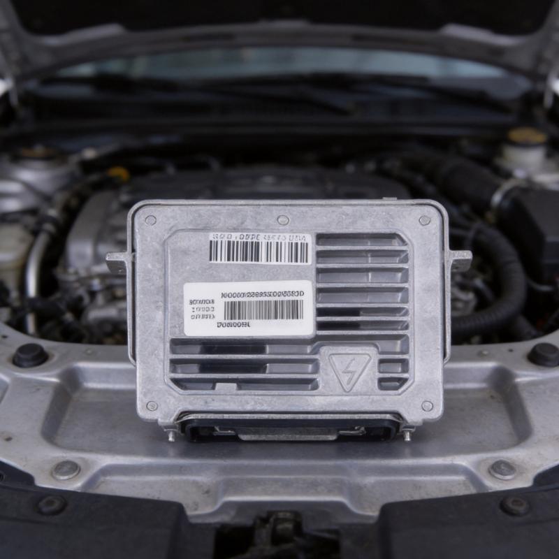 Finned Metal Headlight Ballast Control Unit for Vehicle Lighting System Service, Single Electrical Component for Part Selection and Repair Planning
