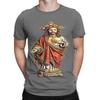 Heiligstes Herz Jesu Göttliche Segnung Design Lustig 100% Baumwolle T-Shirt Jesus T-Shirts Oberteile Für Unisex