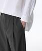 Musinsa Standard Solotex One-Pleat Wide Comfort Elastic Waist Pants [Gray]