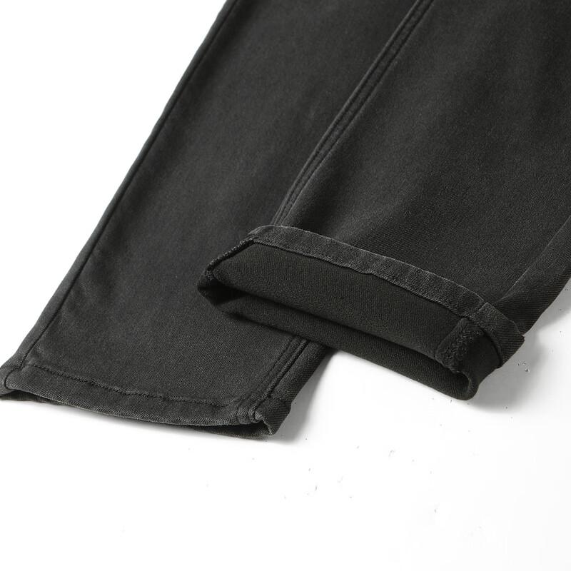 JOW Men's Autumn/Winter Slim Straight Stretch Jeans