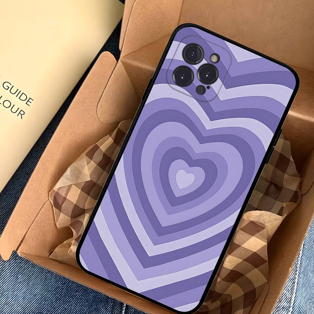 Love Heart Cute Phone Case For IPhone 17 Pro Max Air Back Cover 16 15 14 13 12 11 Pro Max Case