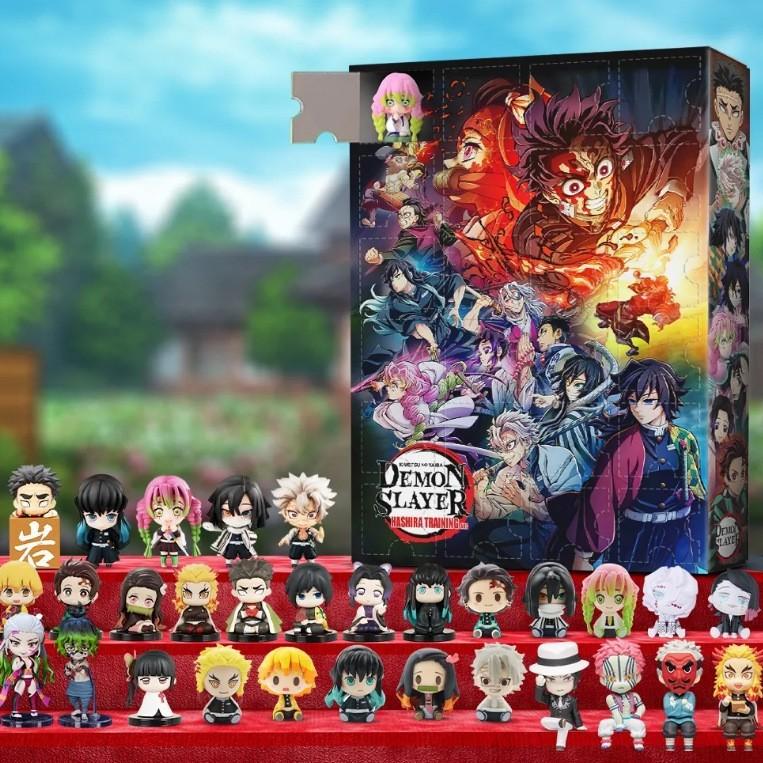Neuer Anime Demon Slayer Weihnachts-Adventskalender Infinity Castle Serie Countdown Blind Box Kamado Tanjirou Nezuko Zenitsu Geschenk