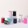 160ML Creative 304 Stainless Steel Vacuum Mini Insulated Cup Double-Layer Couple Cup With Lid Paint Car Travel Coffee Cup