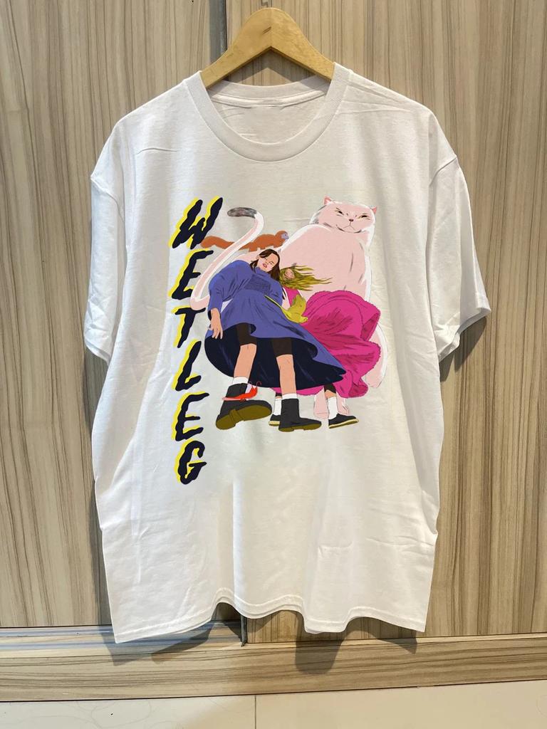 Collection Wet Leg - Flying Out Heavy Cotton White S-5XL T Shirt MC580