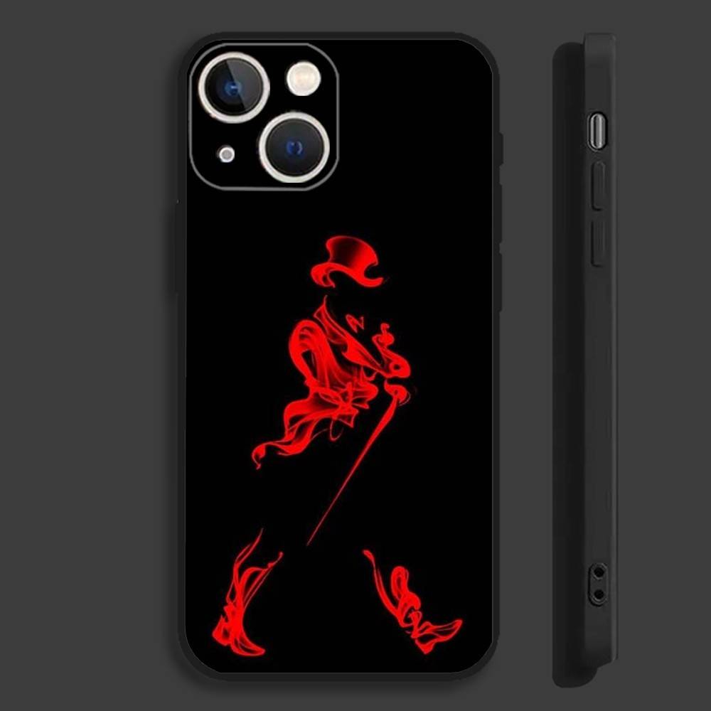 

J-Johnnie W-Walker Logo Phone Case For iPhone 16,15,14,13,12,11,Pro,Max,Plus,Mini,X,XS,XR,8,7,6,S,SE Soft Black Case iPhone15promax
