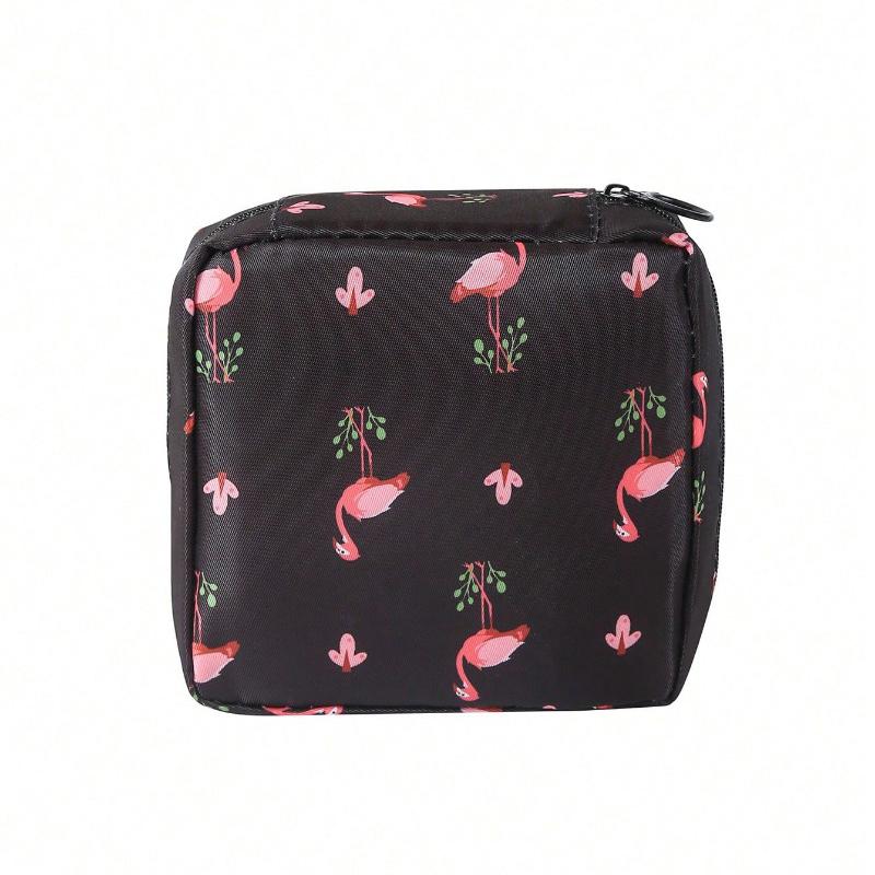 1pc Sanitary Pads Storage Bag Portable Pouch Large Capacity Minimalist Waterproof Fabric For Storing Sanitary Pads Boho Vibes
