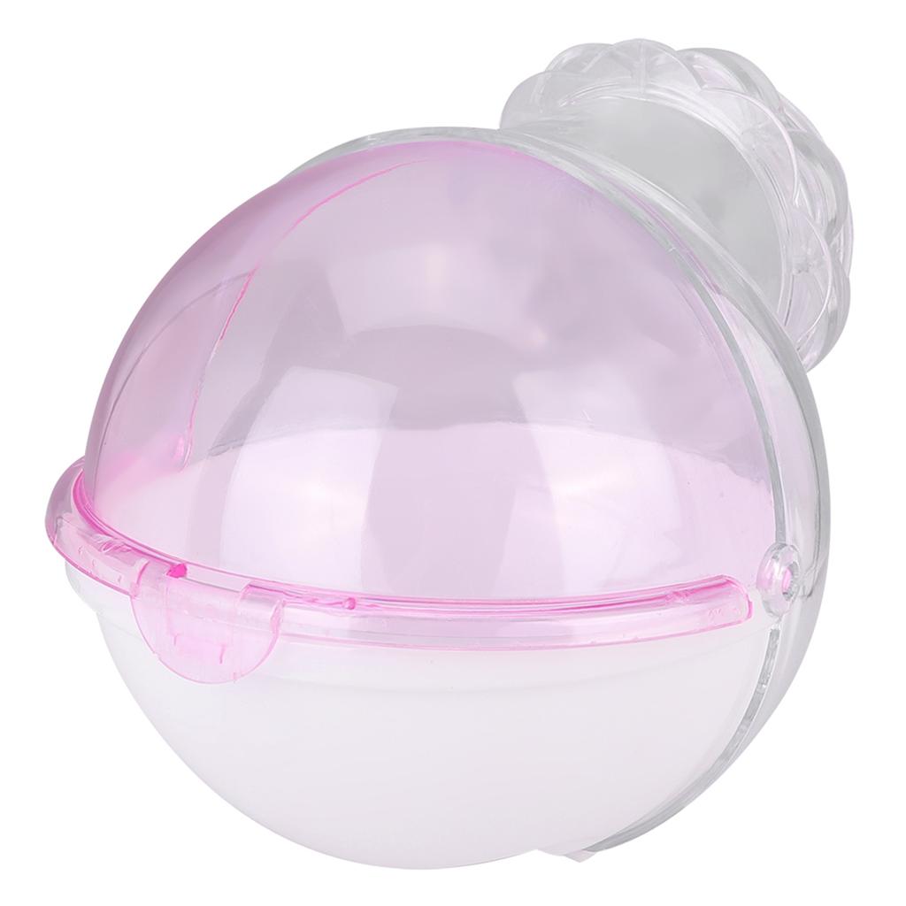 Acryl Kleintierkäfig Externes Badezimmer Toilette Haus für Hamster Meerschweinchen Baden Rosa