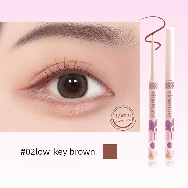 Momomatano Eyeliner Gel Pen Waterproof Non-Smudge Ultra-Fine Beginner Official Genuine Long-Lasting Non-Fading Floral Party