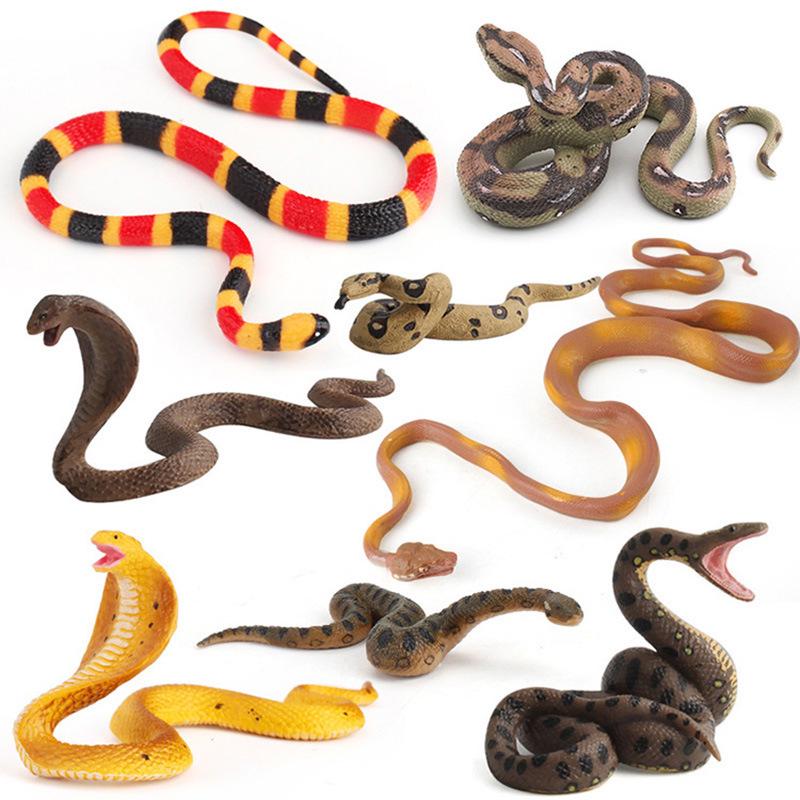 Children's Wild Animal Simulation: Poisonous Snake Model Toy