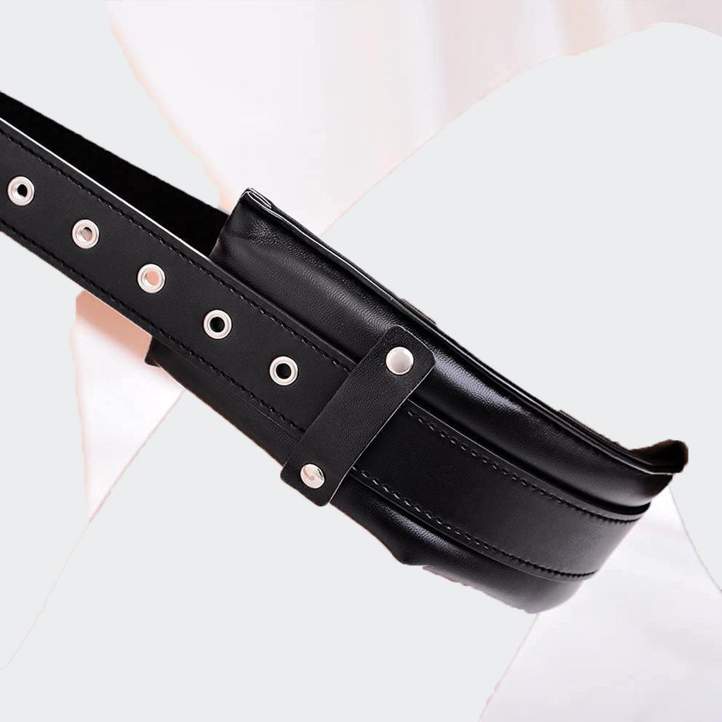 Sex Bondage Restraint Kits Leather Leg Straps Wrist Thigh with Blindfold Eye Mask Adult Sex Toys For Couples SM Bondage