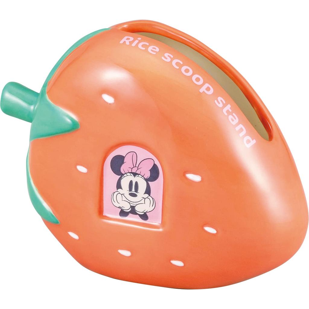 San Art Disney Minnie Mouse Rice Paddle Holder with Strawberry Pattern, Minnie Accessories, Kitchen Utensils, Tableware, SAN4008
